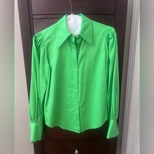 Trina Turk  Green Blair top